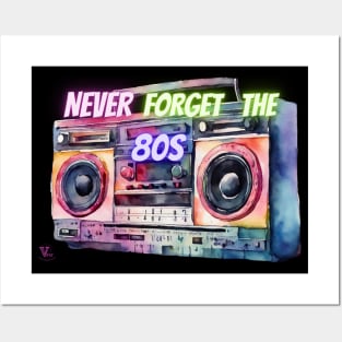 Never Forget the 80s Posters and Art